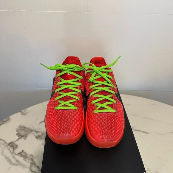 Nike Kobe 6 Protro Reverse Grinch 4.5 - Picture 5 of 11